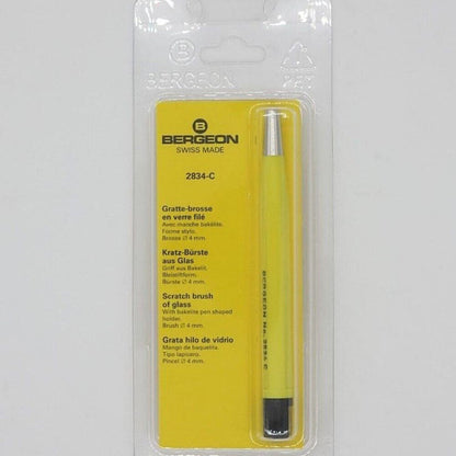Bergeon 2834-C Glas-Kratzbürste, Fiber-Bakelit, brandneue Werkzeuge
