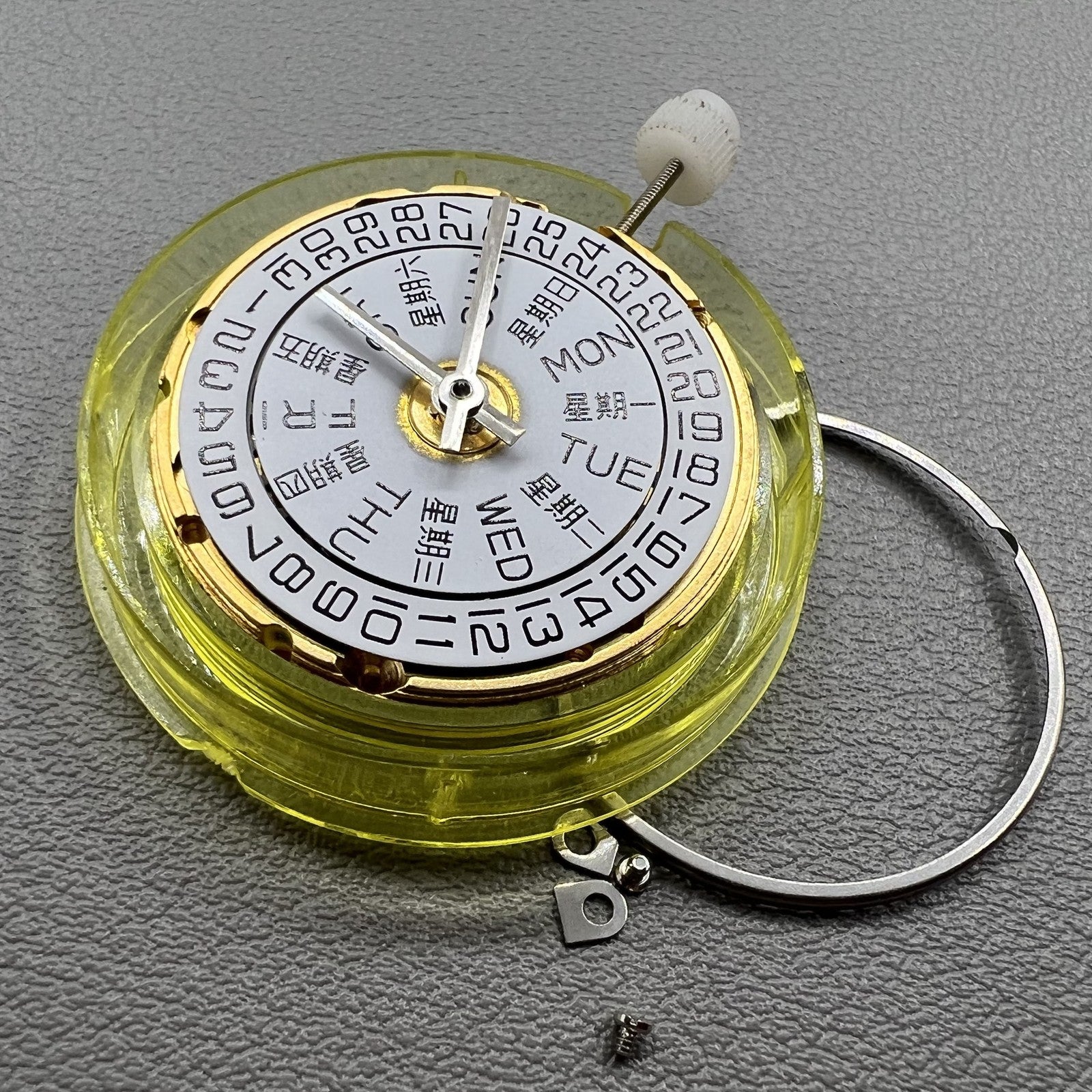 Tianjin Seagull V8 mechanical watch movement with dual calendar, ETA 2836-2 replacement part for precision timekeeping