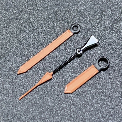 28.5mm luminous watch dial with hands, compatible with NH35 movement, perfect for Seiko watch repairs.