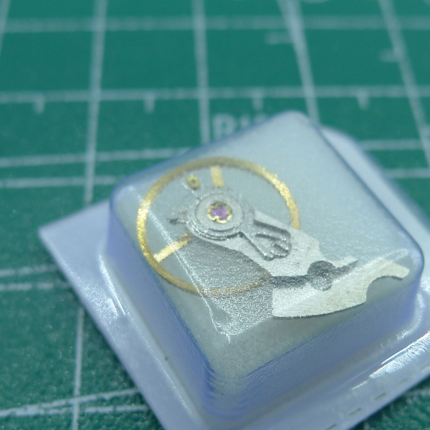 Wholesale generic watch balance wheel with splint, compatible with ETA C07.111 movement, precise replacement part.