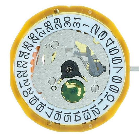 Miyota 9T13 Japan Quartz Movement Date at 3