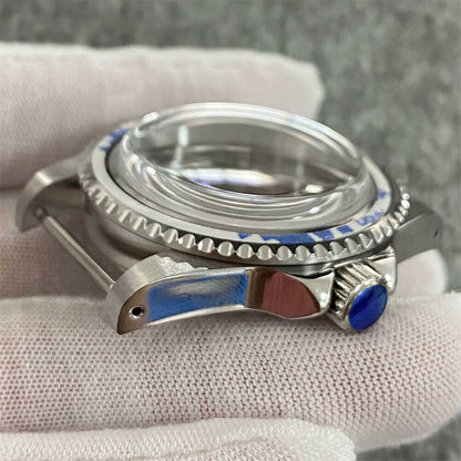 19 Options stainless steel retro watch case with sapphire glass, durable design for NH35/NH36 movements.