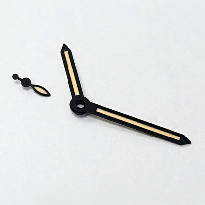 מחוגי שעון ירוקים בקוטר 14 מ"מ עם גימור שחור ל-ST3600/ST3620 ETA6497/6498 מנגנון