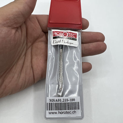 Horotec MSA01.218-100 black 1.00mm watchmakers screwdriver for precise watch repairs and adjustments.