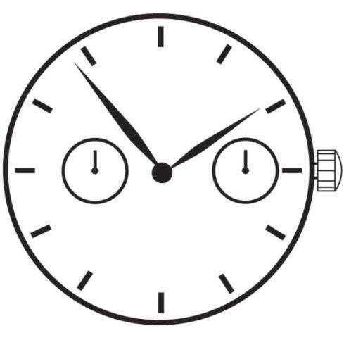 Hattori Epson TMI VD79A quartz watch movement, precision Japan-made mechanism for watch accessories.