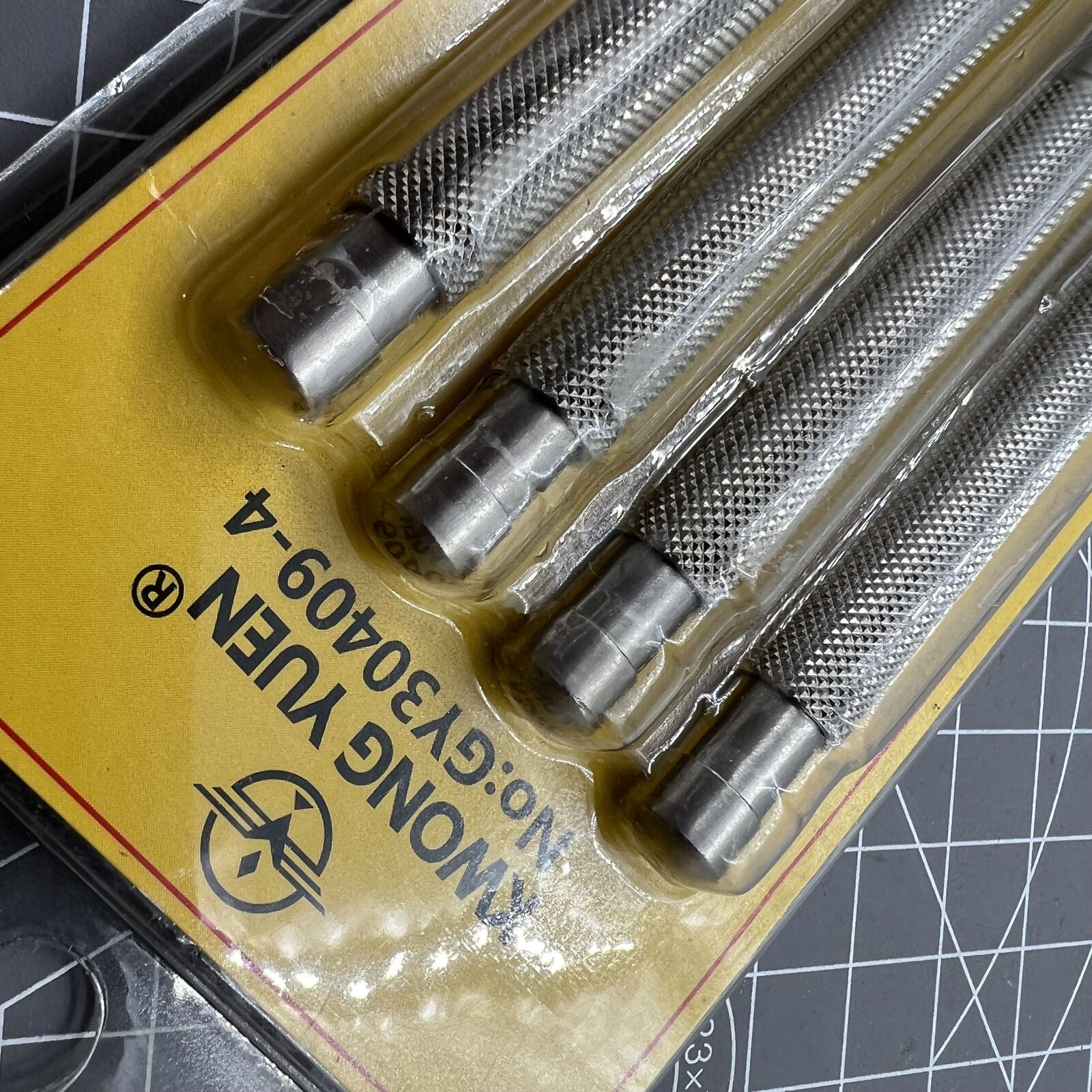 BG 30409 stainless steel watch crown winders set of 4 for precise watch repair tasks.