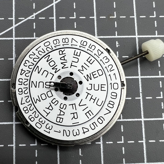 ETA 955.122 Quartz Movement Double Calendar 3 Hands Movement