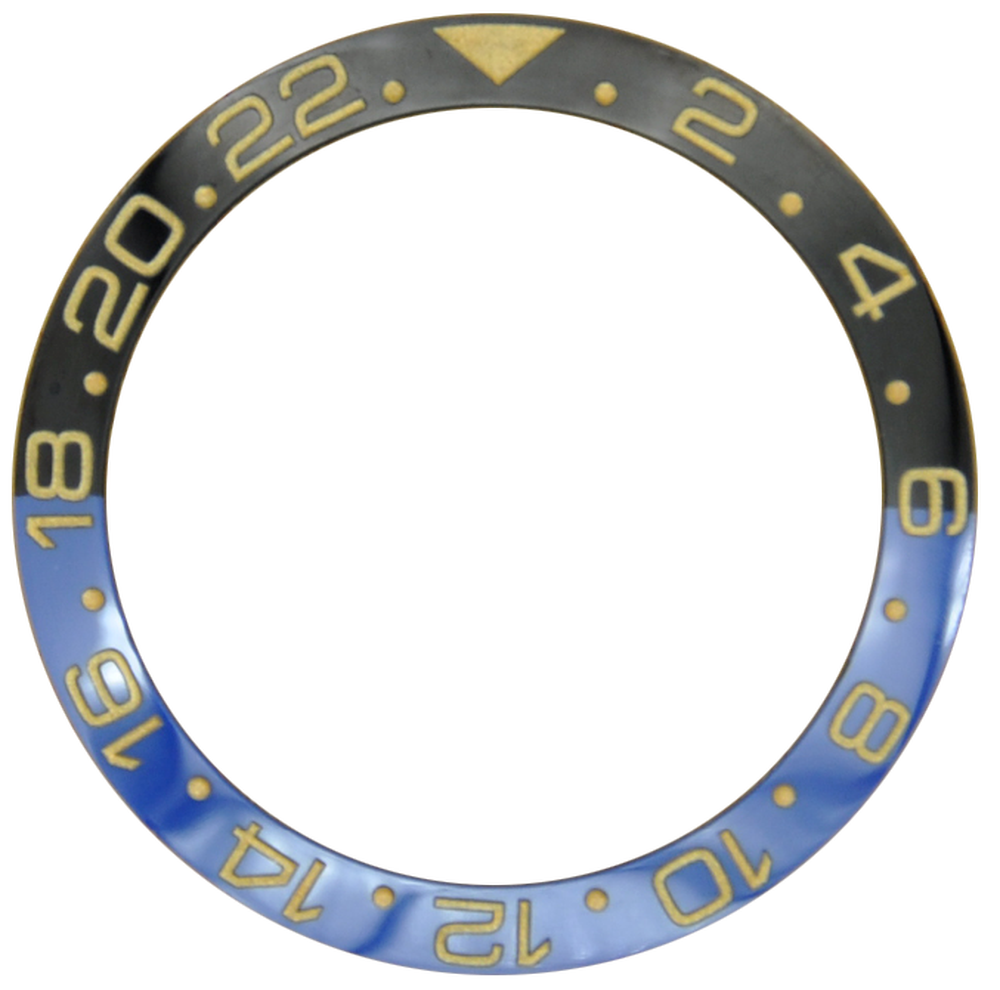 38 mm Uhrenring, Keramik-Lünetteneinsatzring für GMT-Uhr, 40 mm Gehäuse