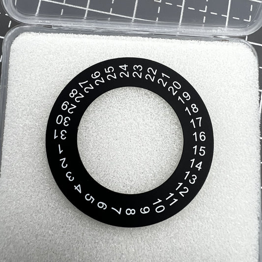 28.5mm AP Front Date Disk Date Black Generic for Movement 2813 Movement Date@3