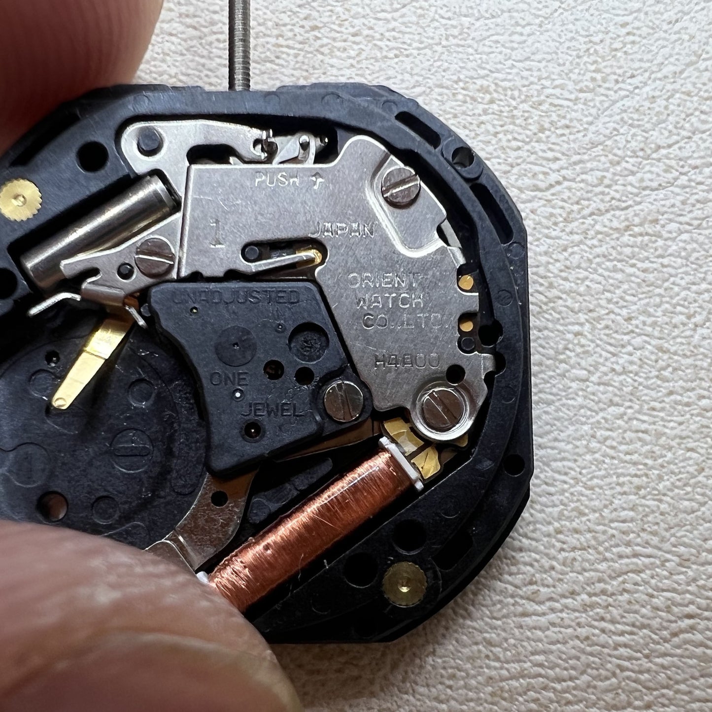 Orient H4A00 watch accessory with Japan quartz movement and small second sub-dial at 2, 6, 10 positions