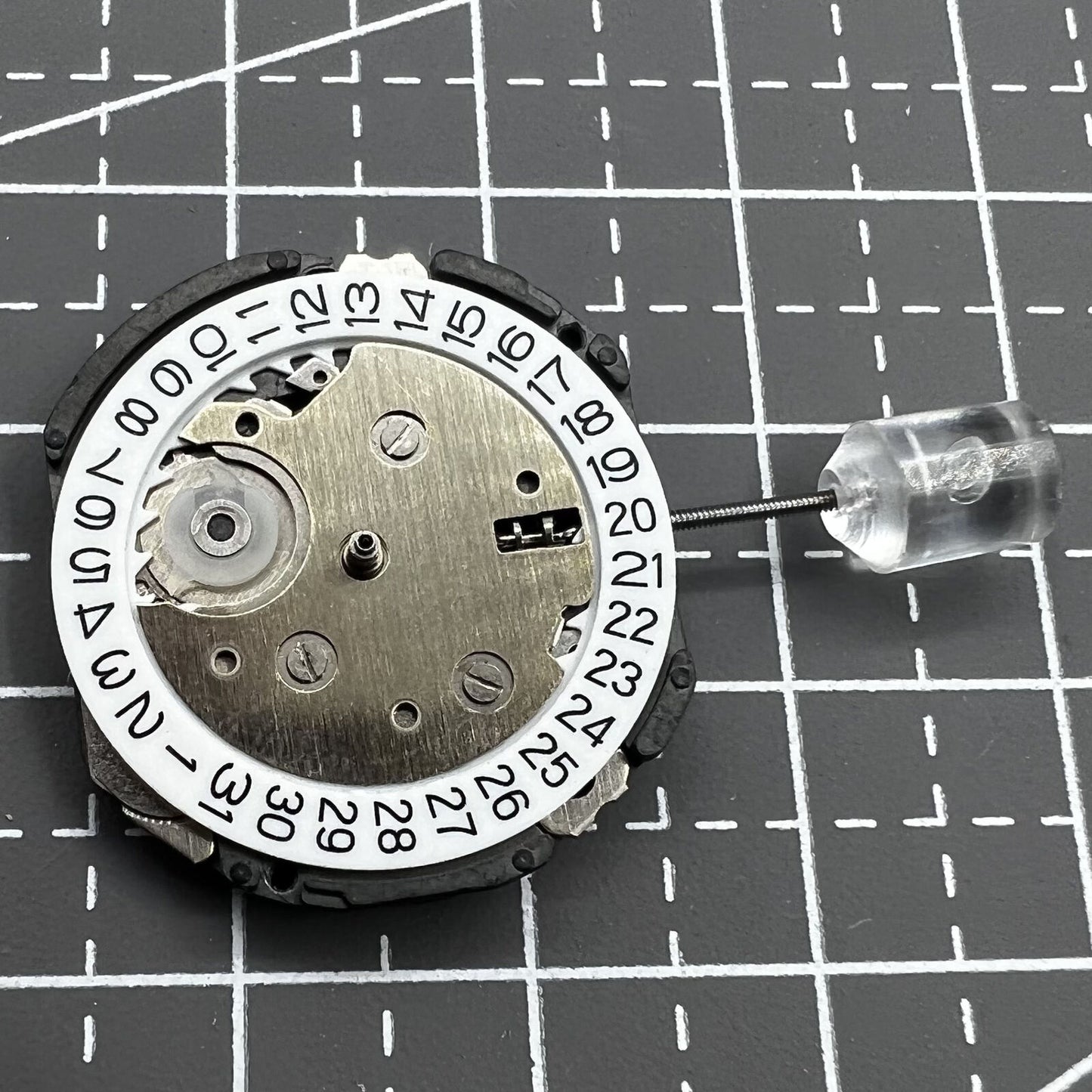 6EC1 watch quartz movement with date display at 3 o'clock, precise timekeeping by 6EC1 brand accessory.