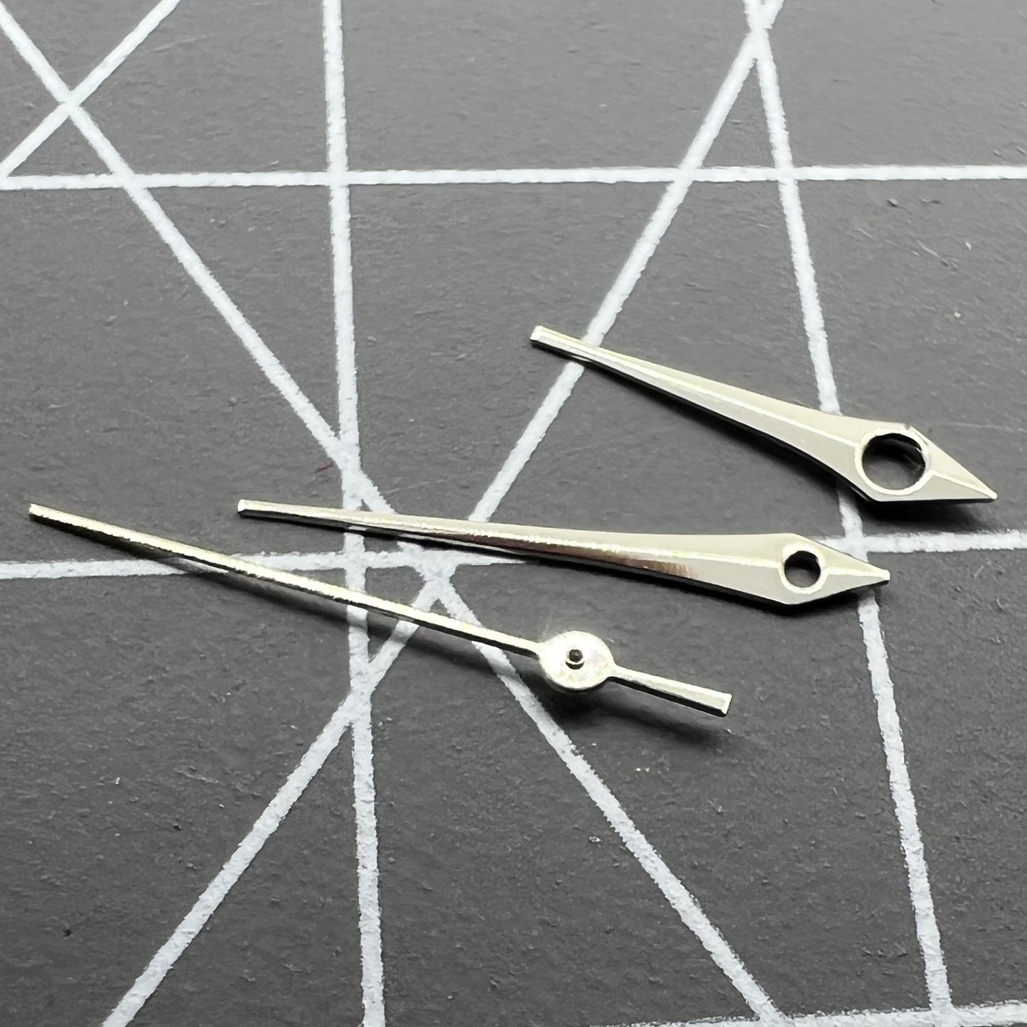Aiguilles pointues argentées pour montres Miyota 2035, 2115, 2105, 2305 et 2315