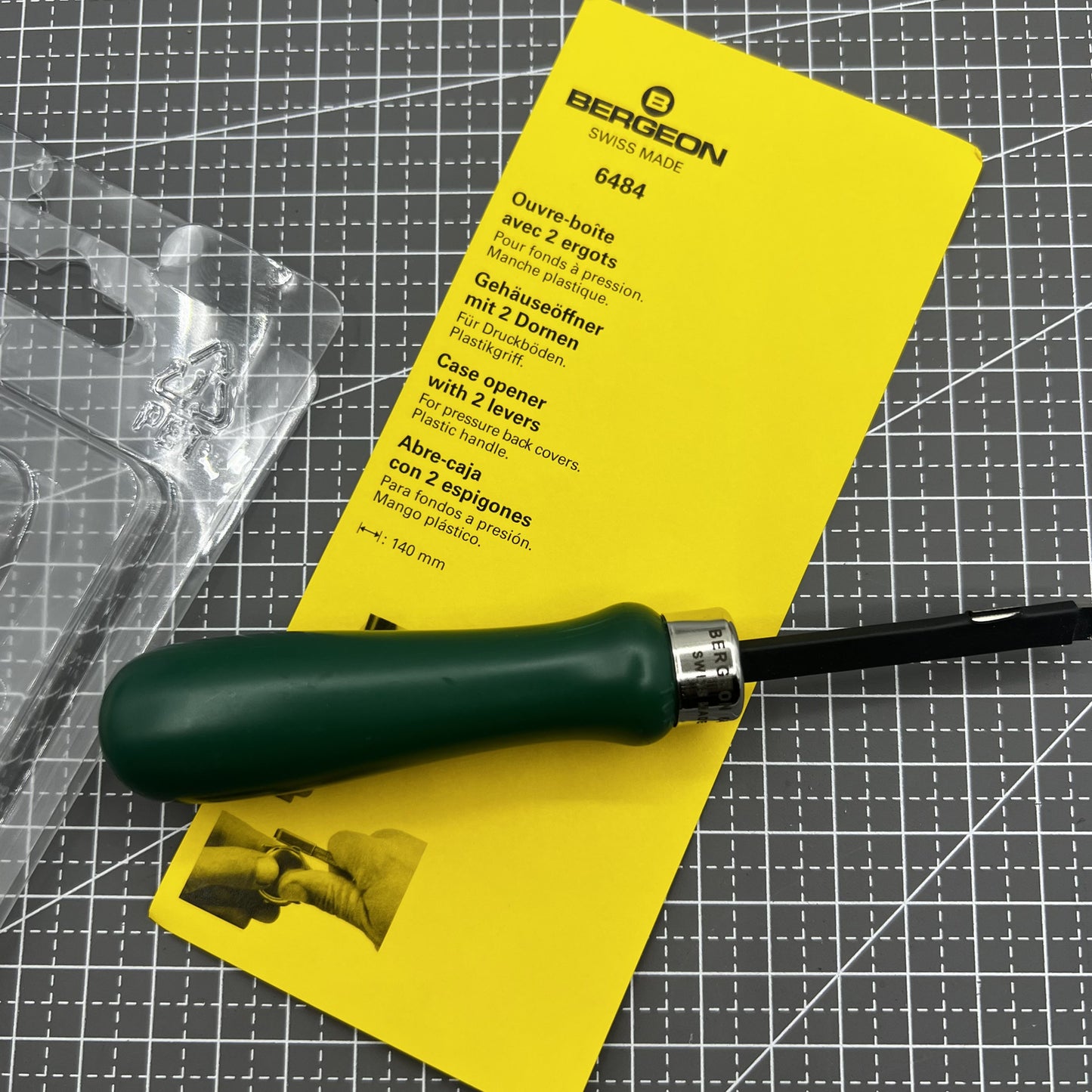 Bergeon Swiss 6484 Uhr Gehäuseboden Öffner Zwei Hebel Werkzeug