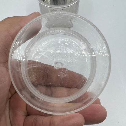 Benzine cup with basket tray for watch repair cleaning, 70x35mm, precision tool for watch accessories.