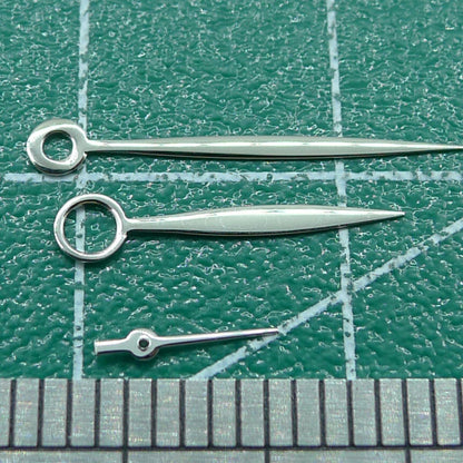 Silver watch hands compatible with Seagull ST3600/ST3621 and ETA6497/6498 movements, precise and durable by Seagull.