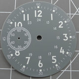 39mm Watch Dial Green Lume Suitable for ETA6497 ST3600 Movement