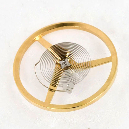 Swiss Original Balance Wheel for ETA C01.211 movement, precision watch part #6402 by Swiss brand.