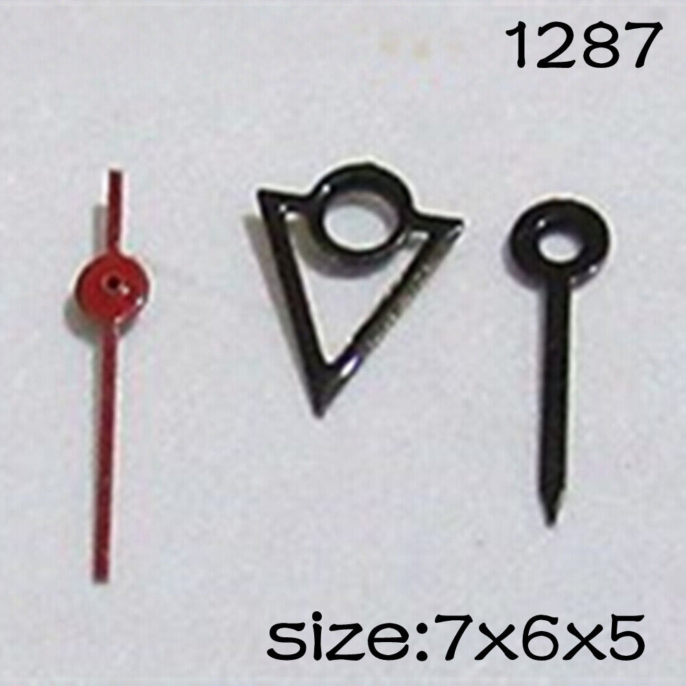 NO.1287 watch hands set for Miyota 2035 movement, sizes 7mm, 6mm, 5mm, precise repair fit.