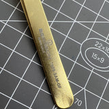 Swiss Made Bergeon 7029-2AM-GF Gold Tweezers Plated Antimagnetic Brass