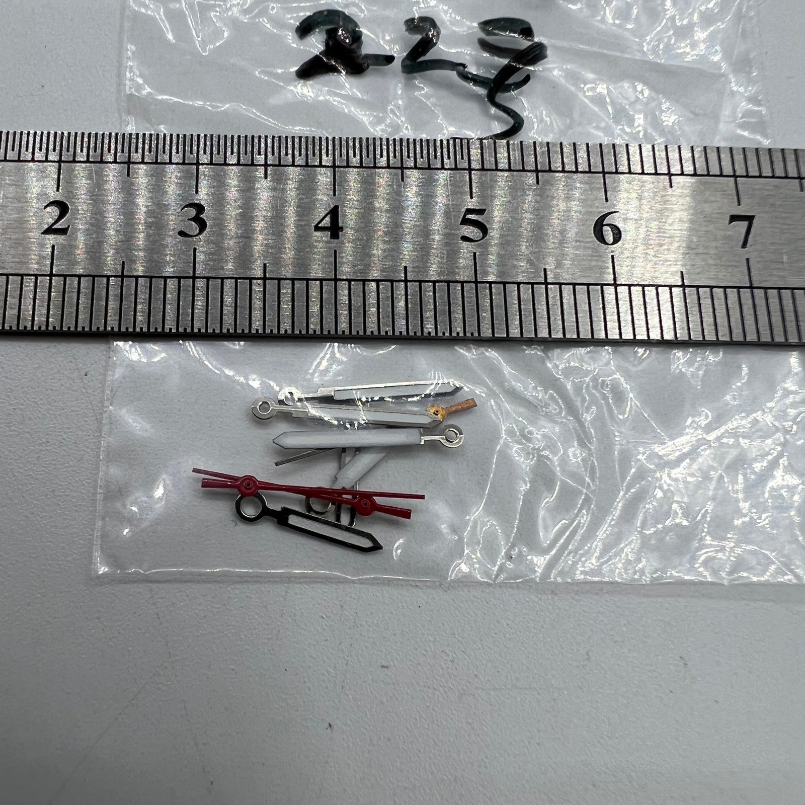 Luminous watch hands compatible with Miyota 2035, improving visibility in dim lighting.