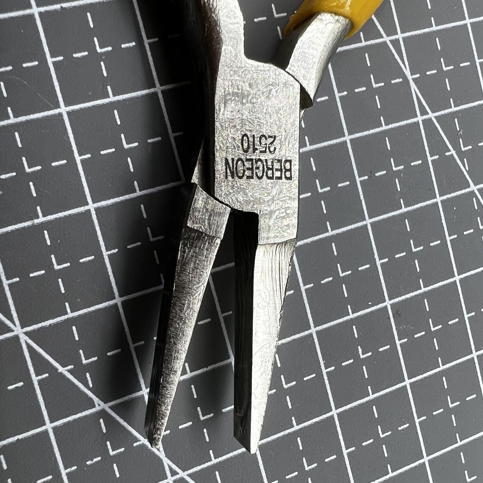 Swiss Bergeon 2510 precision flat nose pliers with smooth jaws for delicate watch accessory adjustments