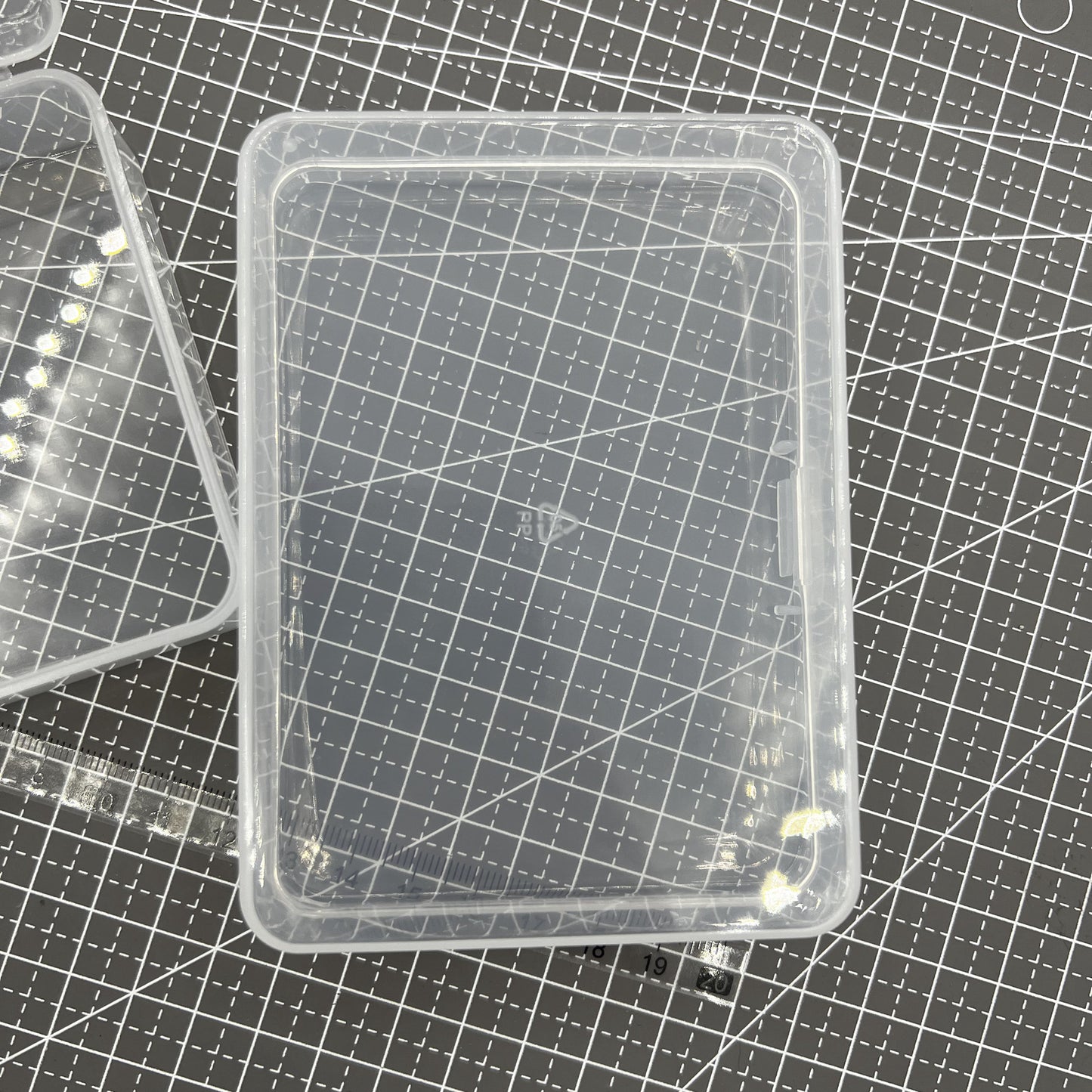 5 Stück Aufbewahrungsbox Werkzeugkasten 2.8x11.5x8.5cm mit Klappdeckel Ohne