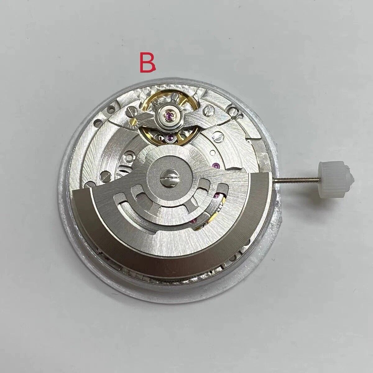China Made 7500 automatic mechanical watch movement, compatible replacement for Rolex 3135 & 3235 models.