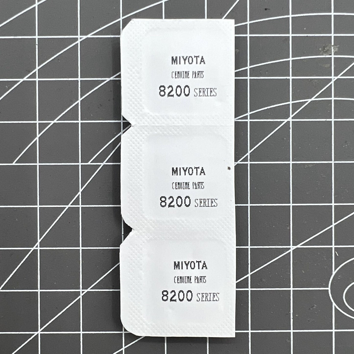 Center jewel hole ring on Main Wheel Bridge for Miyota 8200 8215 watch movement, generic replacement part.