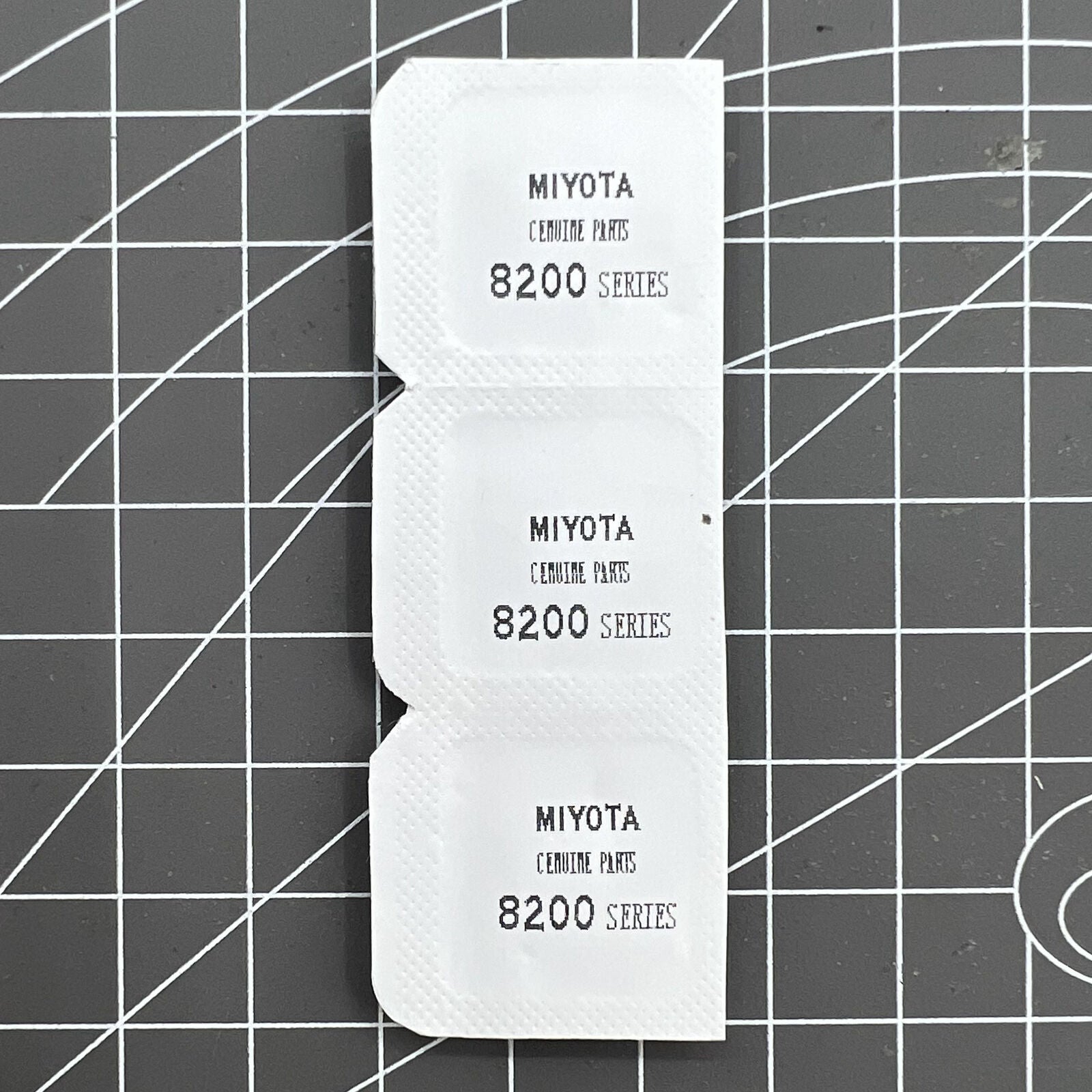 Center jewel hole ring on Main Wheel Bridge for Miyota 8200 8215 watch movement, generic replacement part.