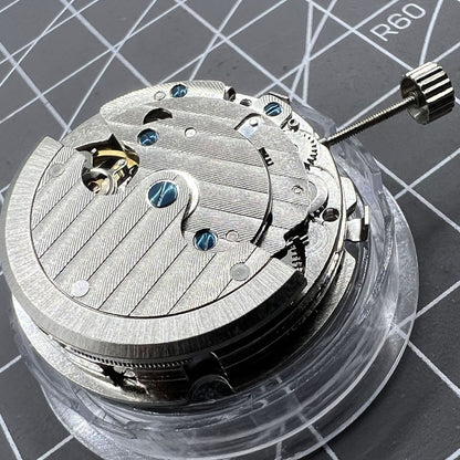 TY2876 T16 watch accessory displaying automatic mechanical movement with small second indicators at each quarter hour.