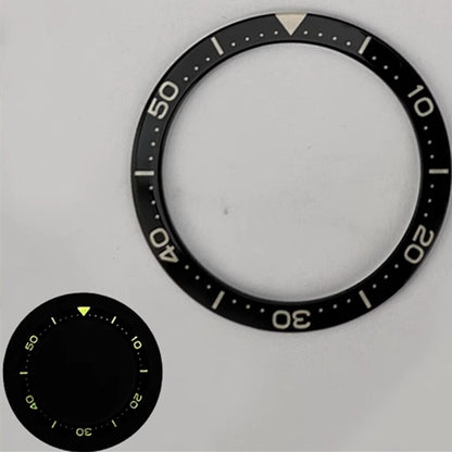 40,3/32,8 mm C3/BGW9 Grün/Blau Lume Tauchen Flache Uhr Lünette Einsatz Uhr Teil