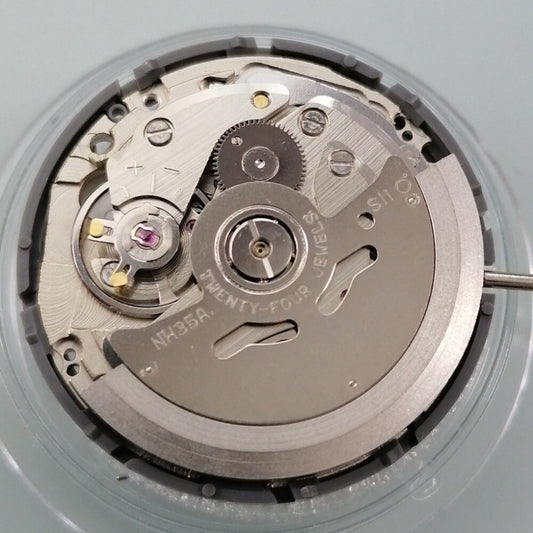 Japan Original NH35 Automatisches mechanisches Uhrwerk Hohe Genauigkeit Orange Disk