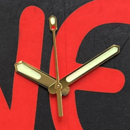 Aiguilles de montre de plongée lumineuses vertes C3, garniture dorée de 12 mm, pour SKX/SBBN NH35A/NH36