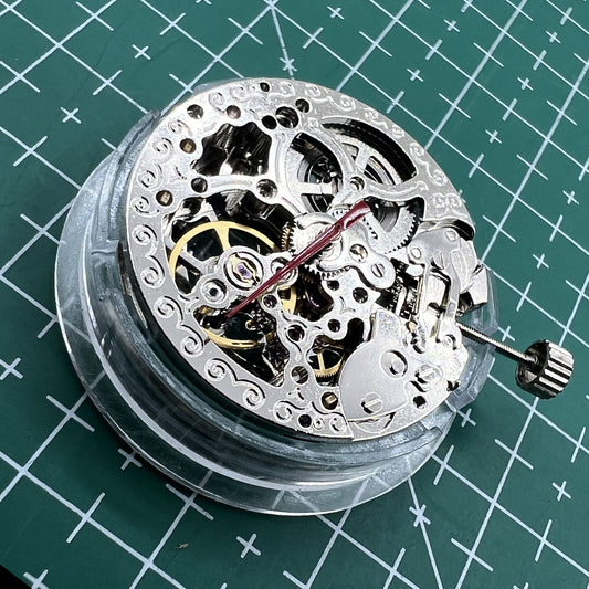 TY2807 skeleton automatic mechanical watch movement, T16 replacement for watch accessories.