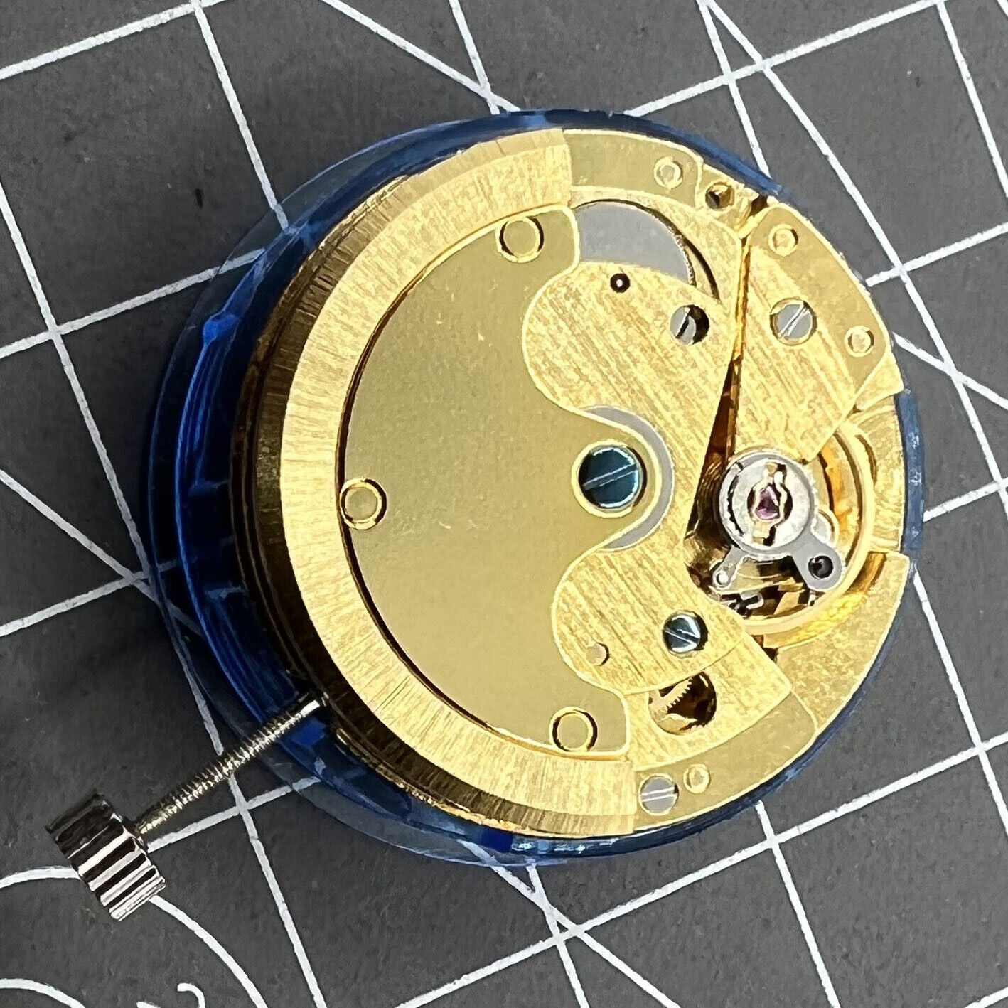 Seagull ST16 T16 Goldenes automatisches mechanisches Uhrwerk, 3 Zeiger, Einzelkalender 