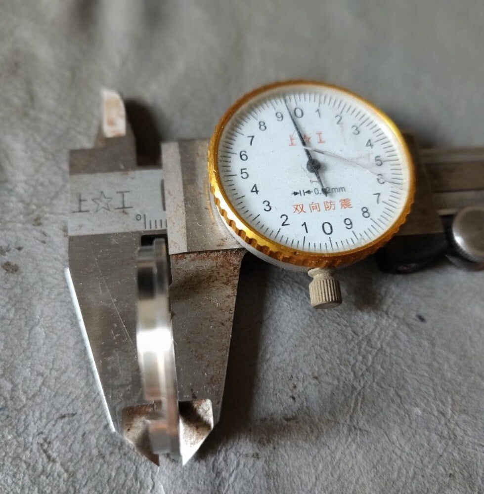 Metal watch spacer ring 32.5�4mm, durable accessory for China Made 2824 2836 2813 movements.