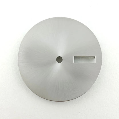 28.5mm solid color metal watch dial, compatible with NH36 movement, no lume.