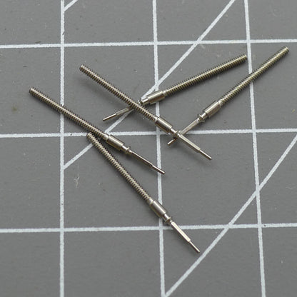 Set of 5 watch winding stems for ETA 2824-1 2834-1 2836-1 movements, compatible spare parts.