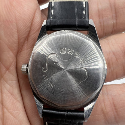 HONGLIAN 32mm manual mechanical watch with 17 jewels, Roman numeral dial, elegant classic style.