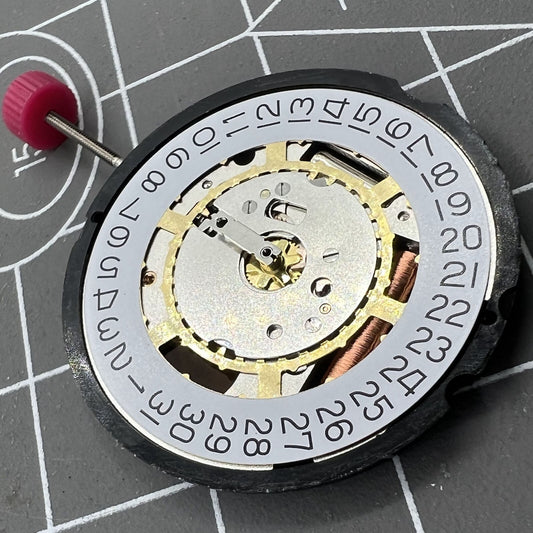 Swiss Made Ronda 715 quartz watch movement with date display at 3 o'clock for watch accessories
