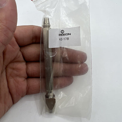 Bergeon 1842-17B adjustable pin vise with square head, perfect for precise watch repair tasks.