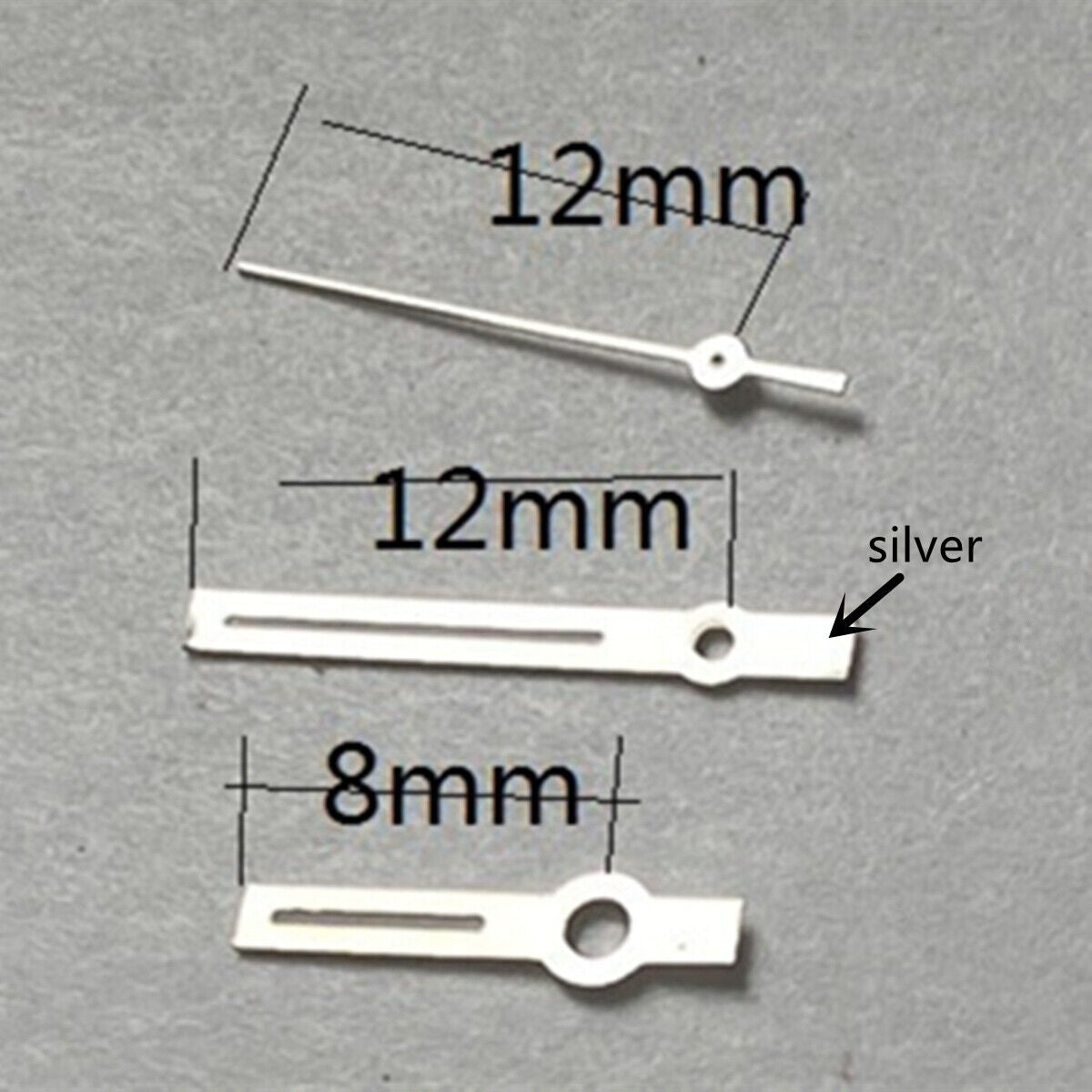 Hollow square pointed watch hands for Miyota 2315 series, precision design