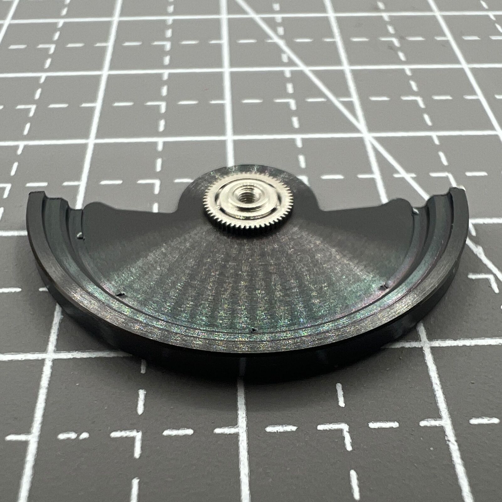Black Line Wave carved rotor for Miyota NH35 NH36, boosting watch movement precision.