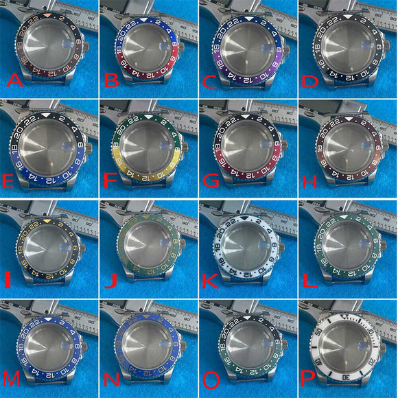 40MM Magnify Sapphire Glass 316L Stainless Steel Watch Case for NH35 Movement