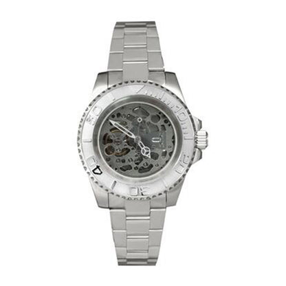 NH70 40mm Stainless Steel Watch Case Sapphire Glass Hollow Dial Luminous Hands