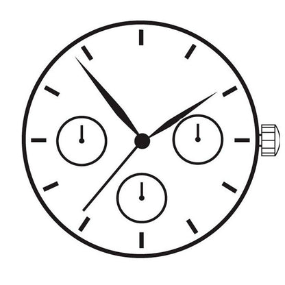 Hattori Epson TMI VX7J VX7JE Uhr mit Quarzwerk, hergestellt in Japan
