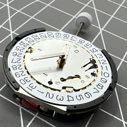 Swiss Made Ronda 3540D quartz watch movement with precise timekeeping for luxury watches.