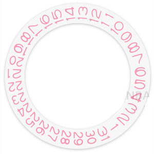 White Background Pink Character Disk Date Wheel for  NH35 NH36 Date@3