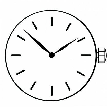 Hattori Epson TMI VX10A quartz watch movement, precision Japan-made mechanism for accurate timekeeping.