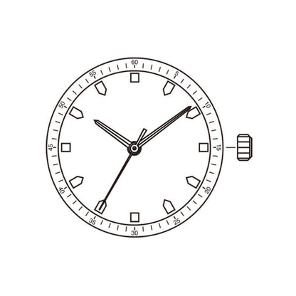 Miyota 9T33 Japan Quartz Movement